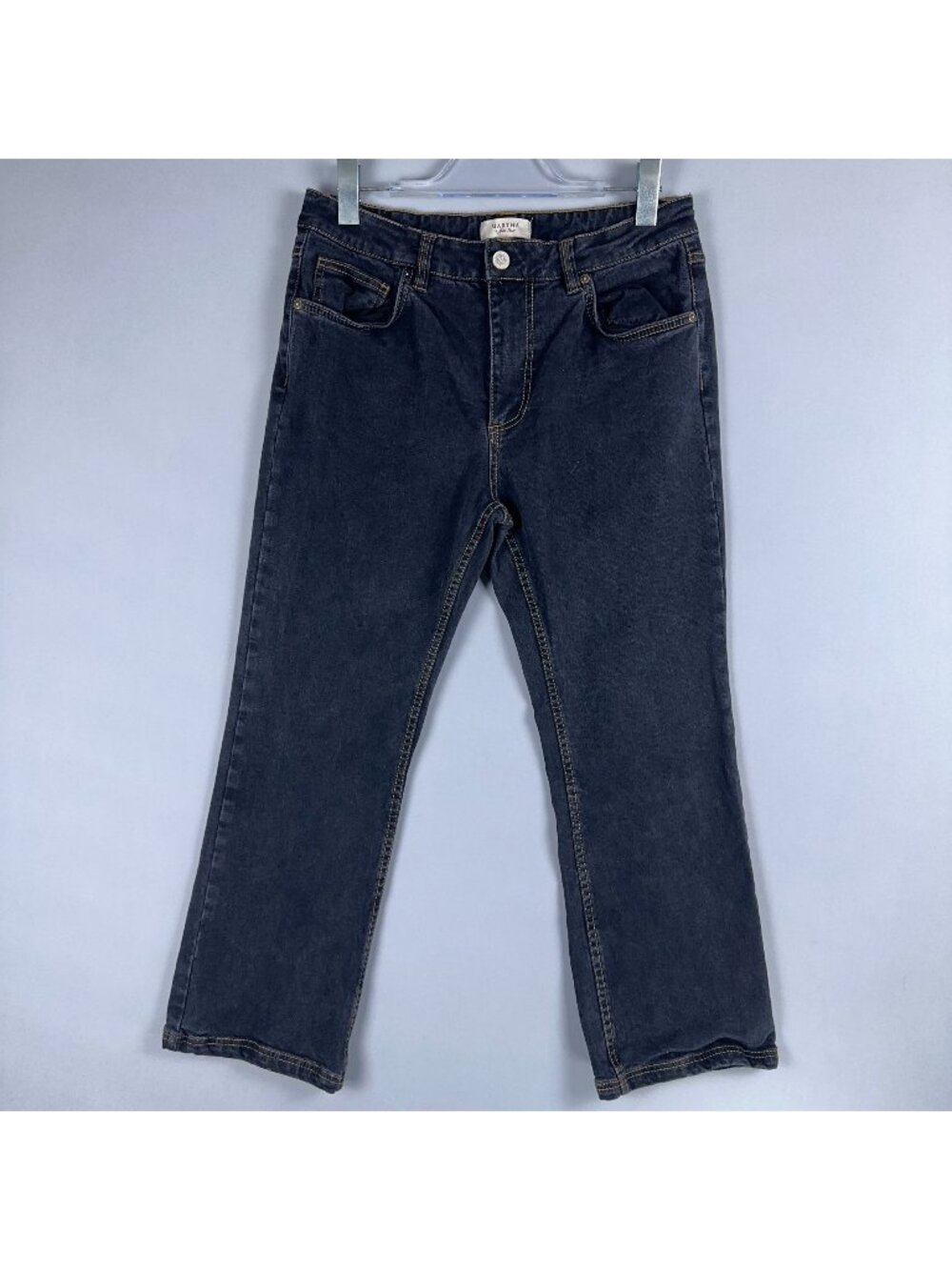 Martha By Martha Stewart Bootcut Jeans Womens Size 10 Denim Dark Wash Cotton